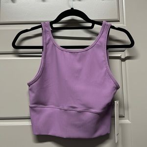 Lululemon Power Pivot Ribbed Tank Top - Wisteria Purple